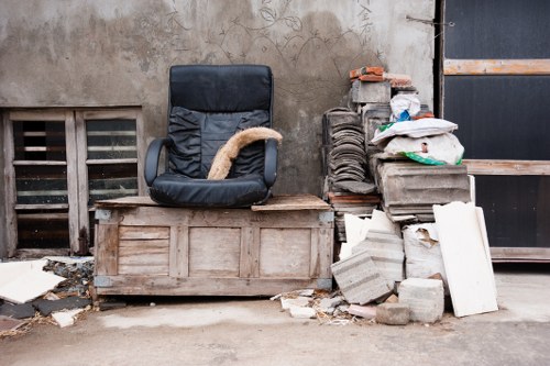 Organized garage after clearance in Rickmansworth