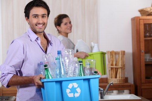 Professional house clearance service demonstrating eco-friendly disposal