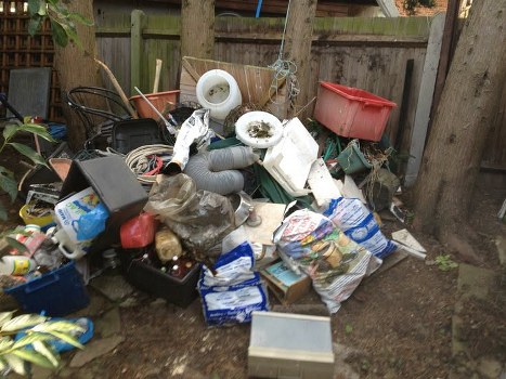 Happy homeowner with a clutter-free garage